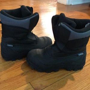 Tundra boys snow boots grey/black